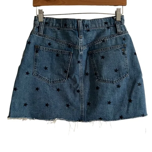 Madewell star denim skirt size 26 - Picture 6 of 11